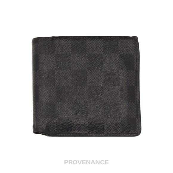 🔴 Louis Vuitton Marco Wallet - Damier Graphite - Picture 1 of 8